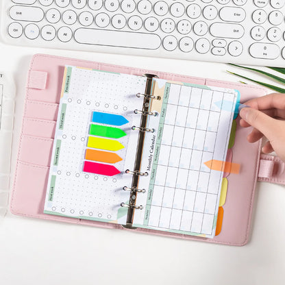 Colourful A6 Loose Leaf Organiser Inserts