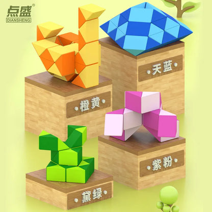 DianSheng Rainbow Magic Ruler Snake Puzzle