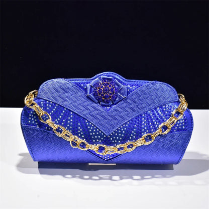 Luxury Rhinestone Evening Clutch Bag
