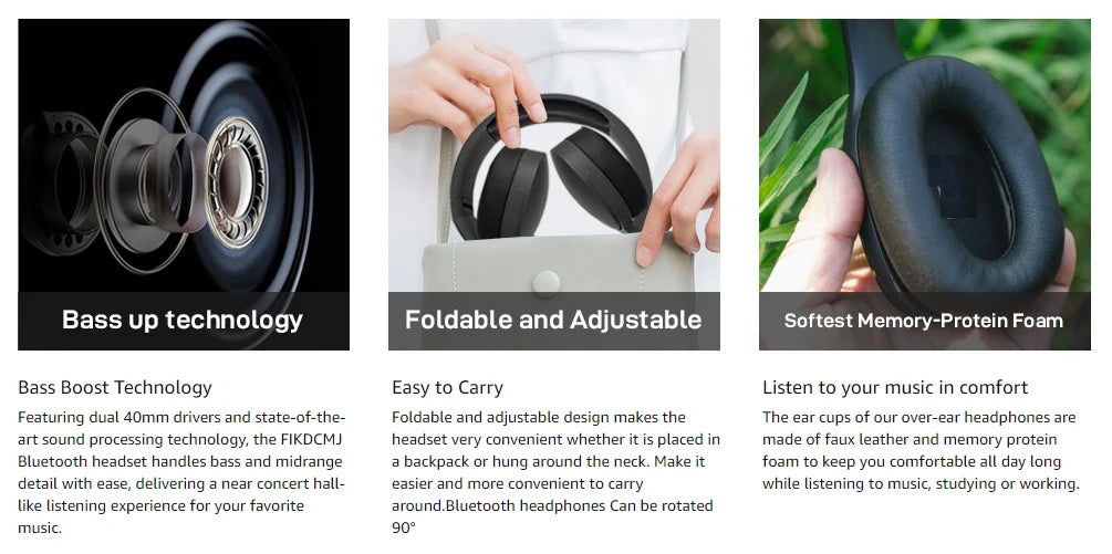 Wireless Bluetooth Over-Ear Headphones