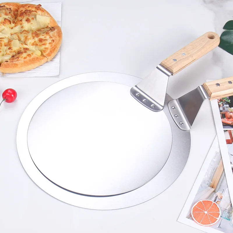 Stainless Steel Pizza Peel with Wooden Handle