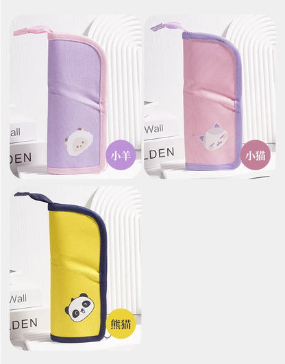 Expandable Desk Pen Holder & Pencil Pouch