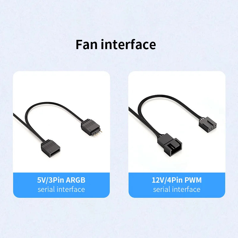 120mm ARGB Infinity Mirror Cooling Fan with PWM Control