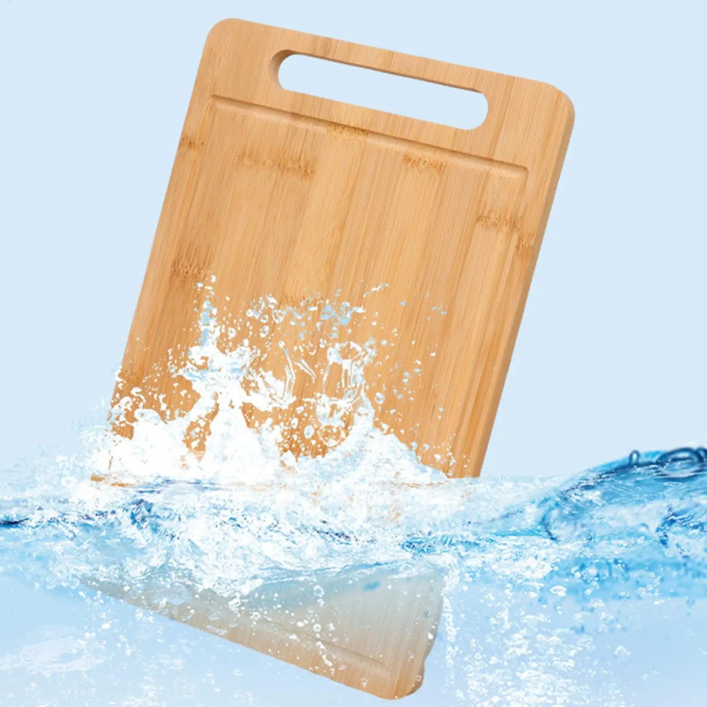Bamboo Wooden Cutting Board for Meat, Fruit & Vegetables