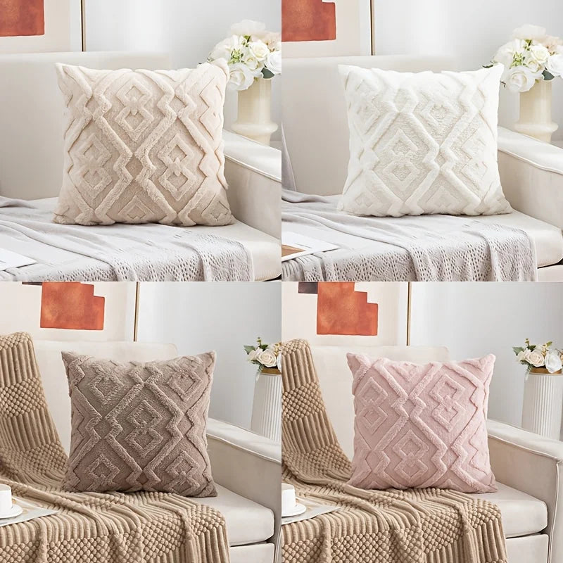 Luxury Plush Decorative Cushion Cover