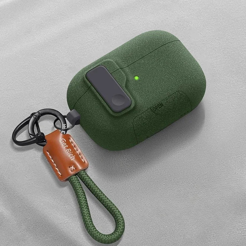 AirPods Protective Case with Carabiner Hook
