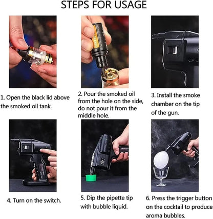 Cocktail Smoke Gun Kit