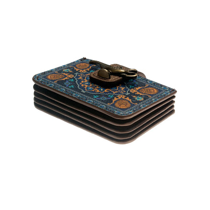 Vintage Retractable Card Holder Wallet