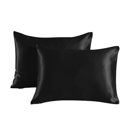 2-Pack Soft Satin Pillowcases