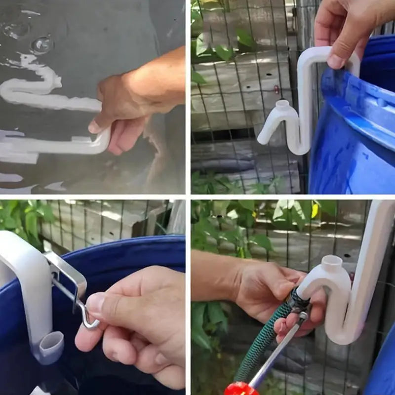 Rain Barrel Overflow Siphon Kit