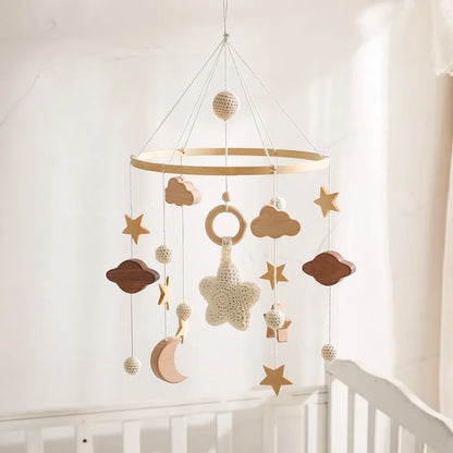 Wooden Baby Crib Mobile