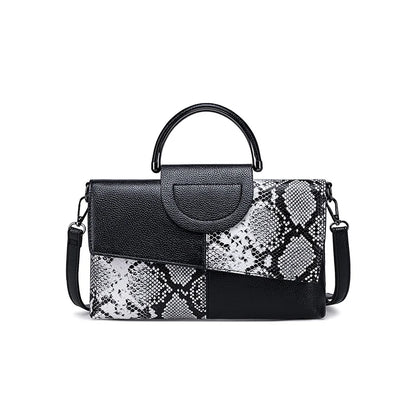 Soft PU Leather Flap Handbag