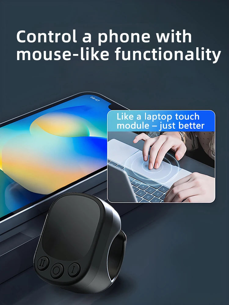 Bluetooth Touchpad Ring Remote Control