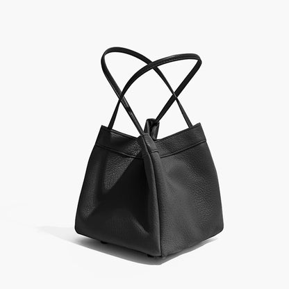 Custom Name Suede Leather Shoulder Bag with Top Handle