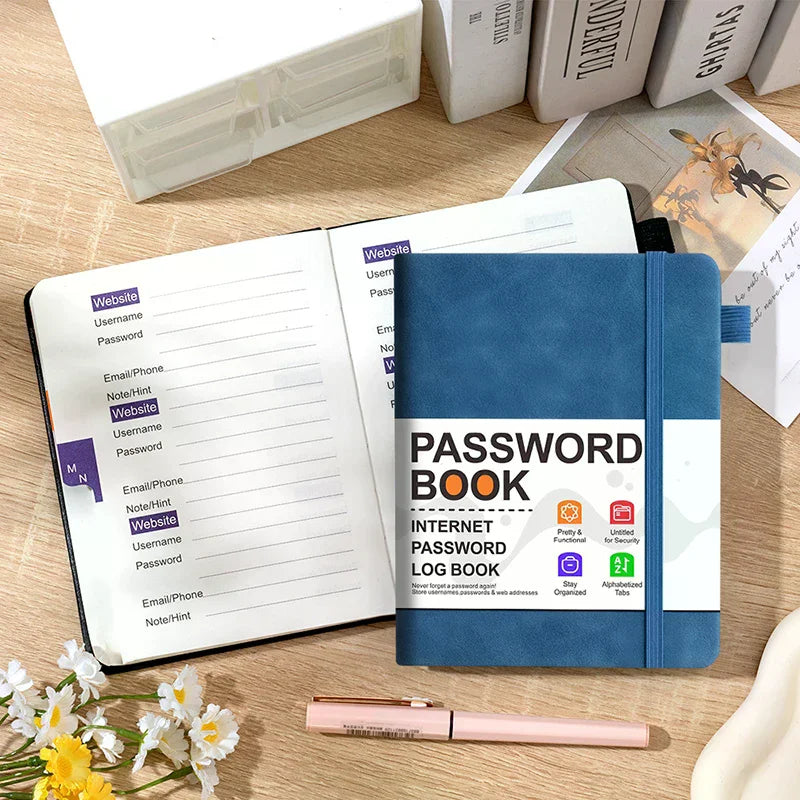 Password Keeper Book with Alphabetical Tabs