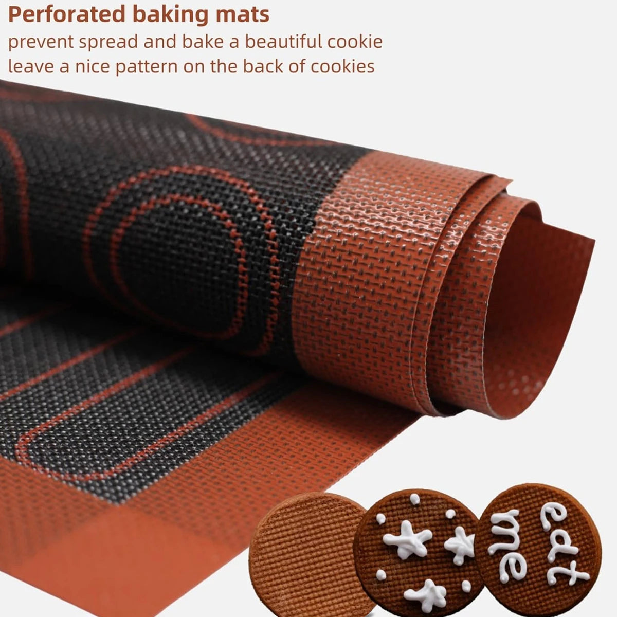 Perforated Reusable Silicone Baking Mat
