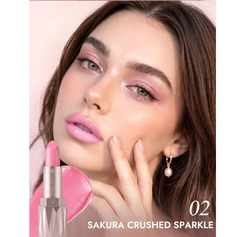 SAM SUGAR 6-Color Diamond Pearl Lipstick