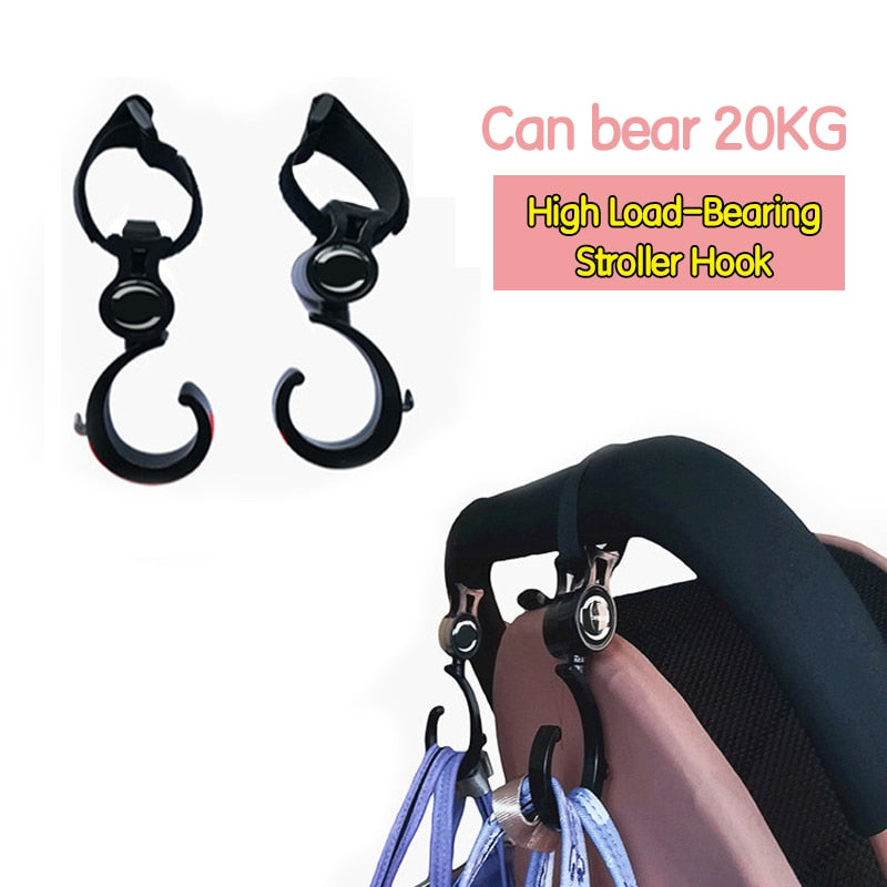 1-2pcs Baby Hanger Baby Bag Stroller Hooks