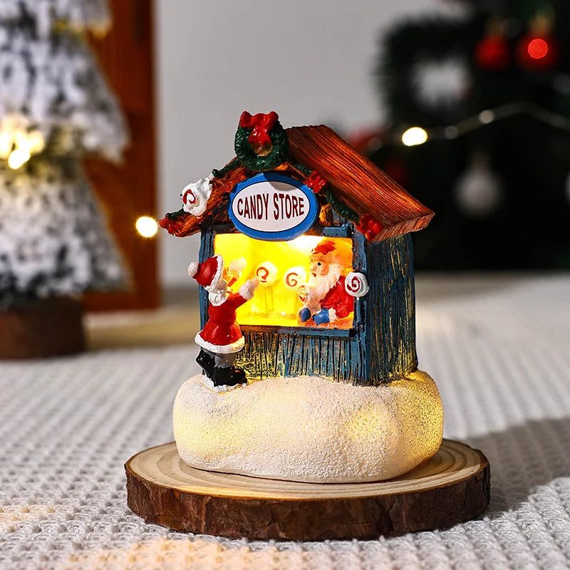 Light-Up Mini Christmas Village House