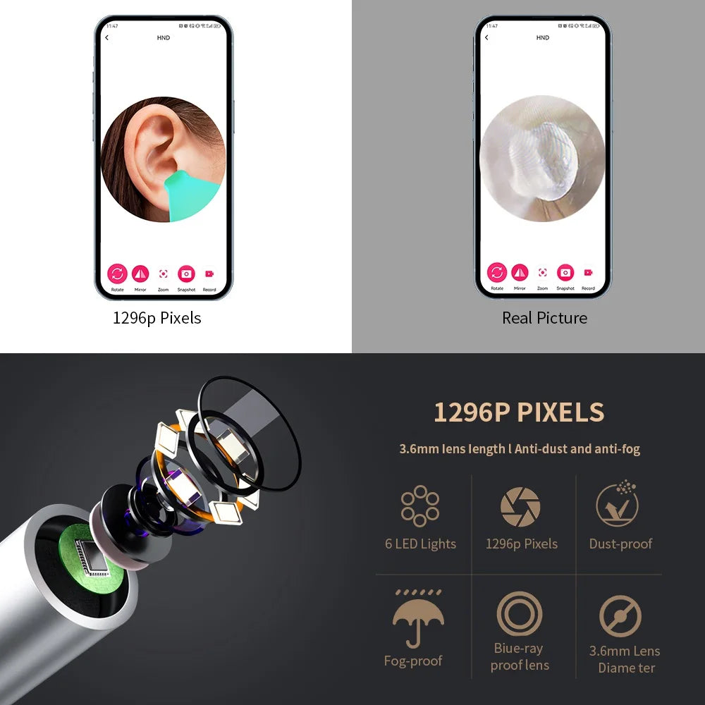 Smart Visual Ear Cleaner Camera