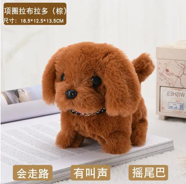 Electric Walking Barking Plush Dog Toy