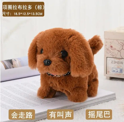 Electric Walking Barking Plush Dog Toy