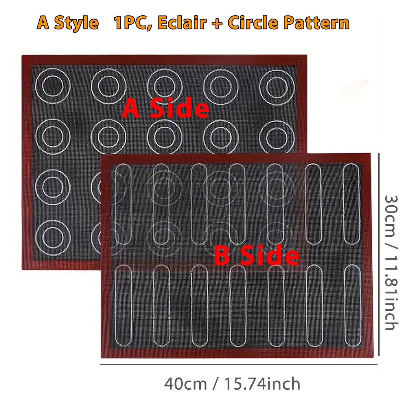 Perforated Reusable Silicone Baking Mat