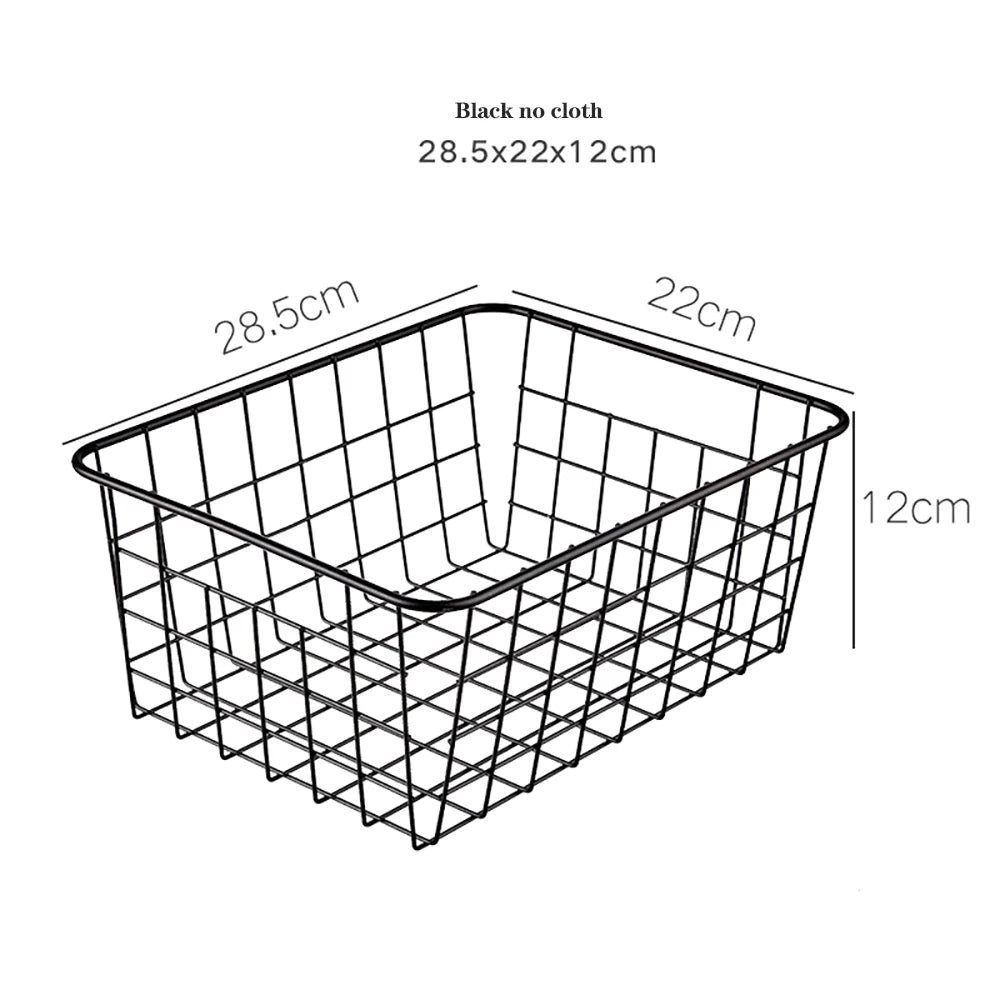Rustic Wire Storage Basket