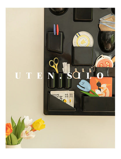 Wall-Mounted Modular Storage Organiser Board