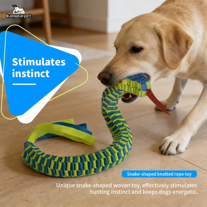 Snake Shape Dog Rope Toy