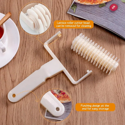 Plastic Lattice Pastry Roller Cutter