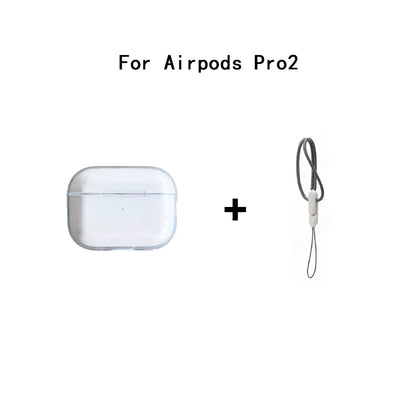 Clear TPU Case with Lanyard for AirPods
