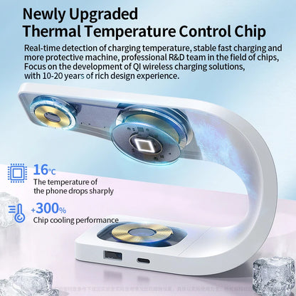 4-in-1 Magnetic Wireless Charging Stand for Apple Devices