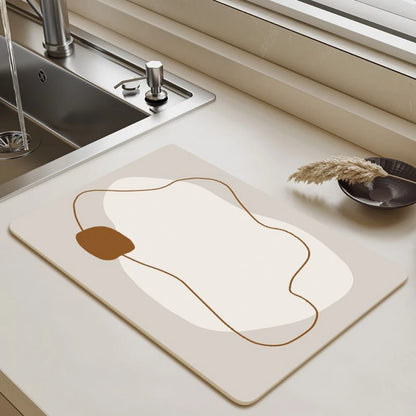 Diatom Mud Kitchen Drying Mat