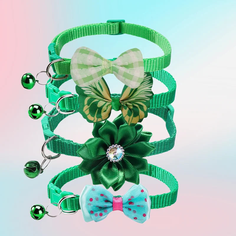 Cute Cat Collar with Bow & Bell