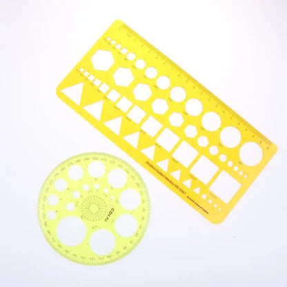 Geometric Circle Drawing Template Ruler