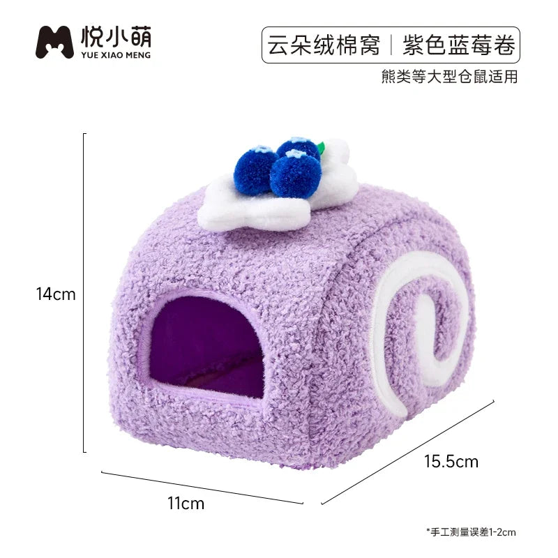 Warm Plush Hamster House