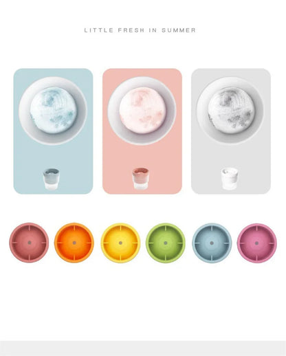 Reusable Round Ice Ball Mold for Whiskey, Cocktails & Chilled Drinks