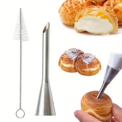 Professional Cake Decorating & Cream Filling Piping Tips Set