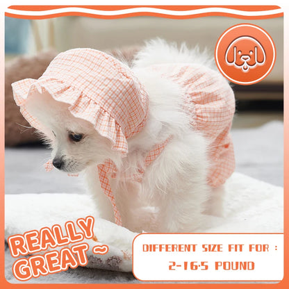 Plaid Dog Pajamas – Cute Full Body Pet Sleepwear with Feet