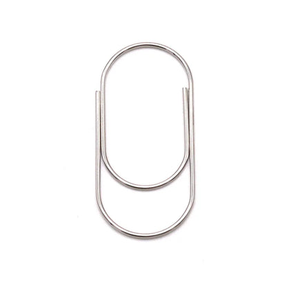 Decorative Oval Metal Paper Clips for Office, School & Planners