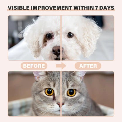 Pet Tear Stain Remover Balm with Applicator Brush