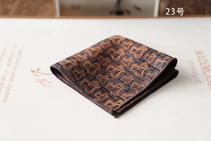 Korean Retro Geometric Pocket Square