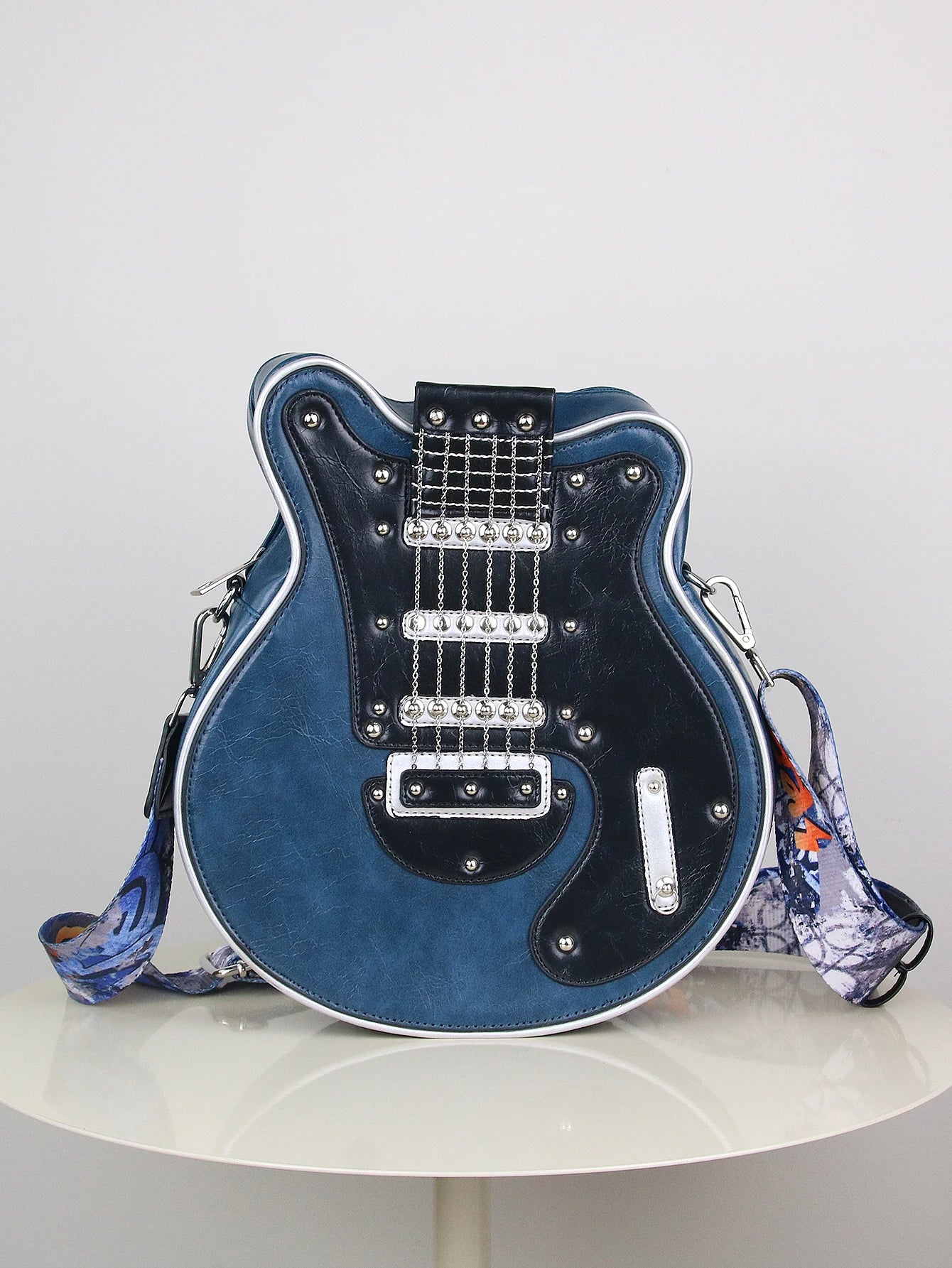 Guitar Shape Crossbody Shoulder Bag