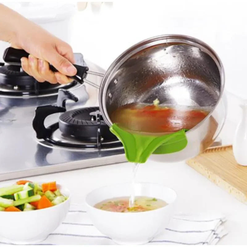 Kitchen Pot Spill Guard Tool