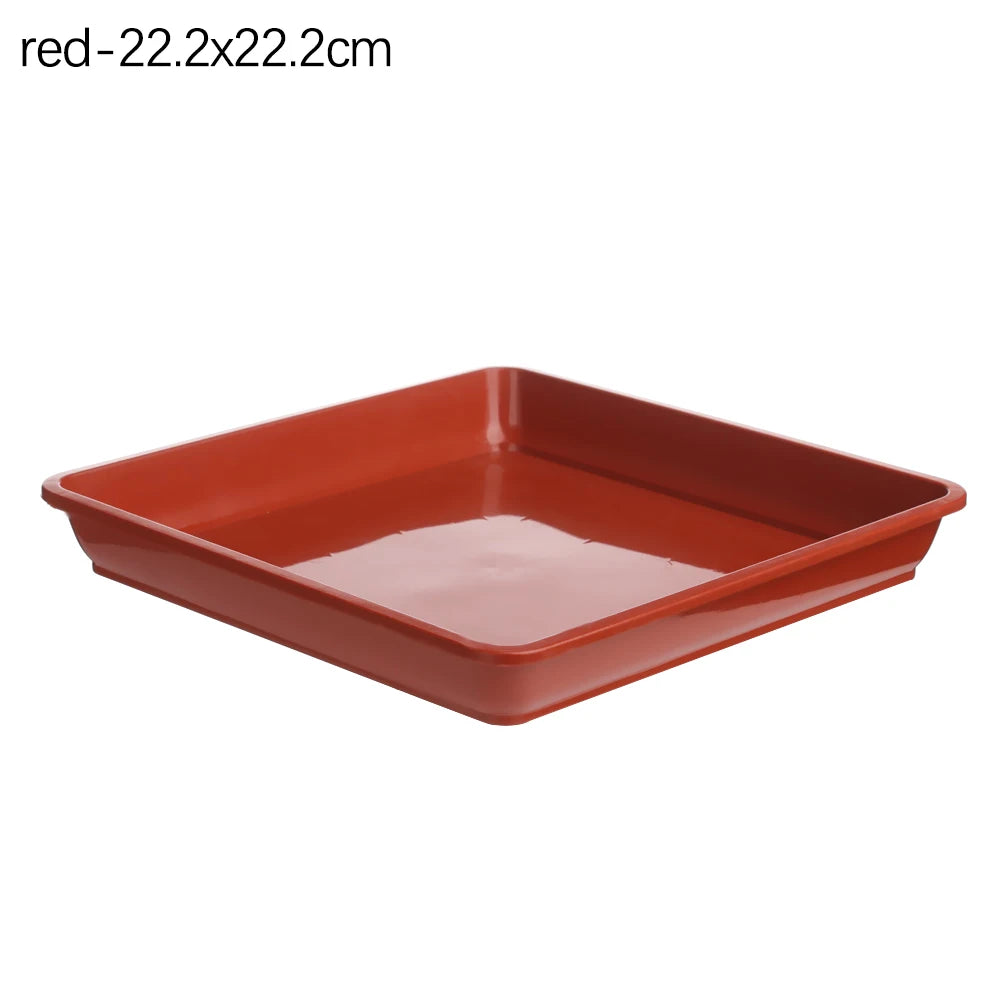 Square Plastic Plant Pot Saucer