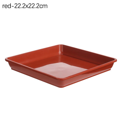 Square Plastic Plant Pot Saucer