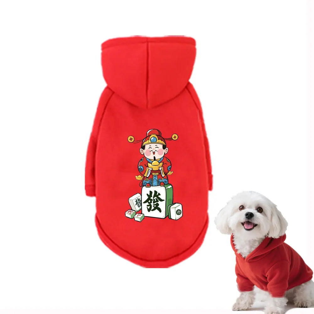 Pet Hooded Sweatshirt for Dogs & Cats
