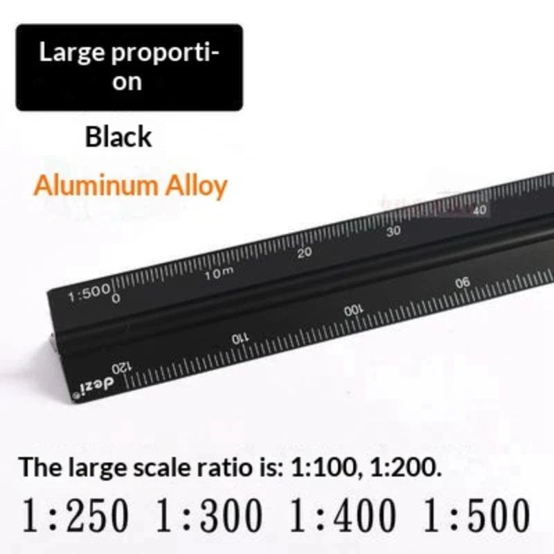 30cm Triangular Scale Ruler for Architects & Engineers