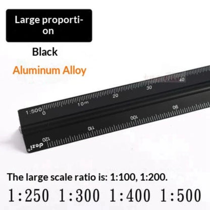 30cm Triangular Scale Ruler for Architects & Engineers